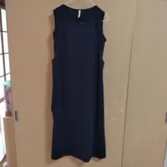 授乳服　マタニティ　マキシロングワンピース　黒　M〜Lサイズ