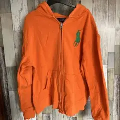 POLO RALPH LAUREN オレンジパーカー M
