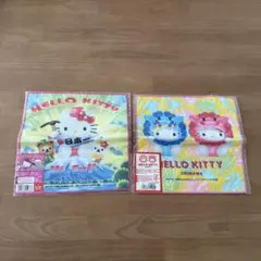 ハローキティちゃん　ハンド タオル 沖縄限定と富士山柄　新品　ご当地限定