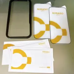 スマートフォンガラスフィルム　2枚　新品未使用　14.5×6.8cm