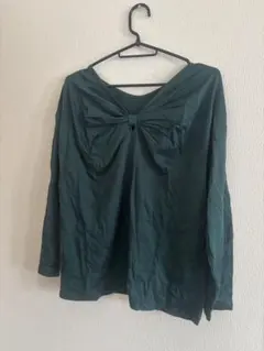 earth music & ecology ダークグリーン 長袖トップス