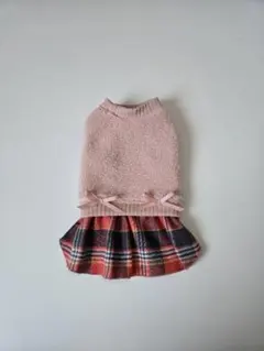 犬服ハンドメイド　Sサイズ　641 タンクワンピース