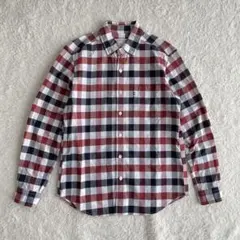 ザショップティーケー チェック柄 長袖 ボタンダウンシャツ S コットン日本製