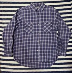 【80s】ビッグジョン BIGJOHN バーボンストリート 長袖シャツネルシャツ