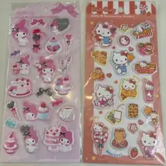 【正規品】サンリオ・ジュエルマシュマロステッカーズ（2種類セット）