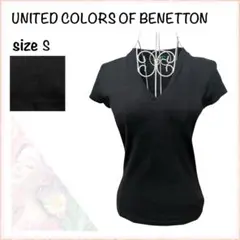 ユナイテッドカラーズオブベネトン トップス Tシャツ Ｖネック 綿100%のサムネイル