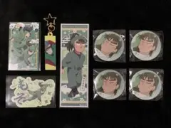 忍たま乱太郎 百面相缶バッジ 両面アクリルキーホルダー 特典 中在家長次