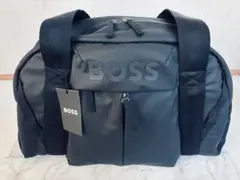 【新品超美品】BOSS ブラック ボストンバッグ