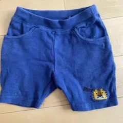ライオン刺繍 ネイビー ショートパンツ