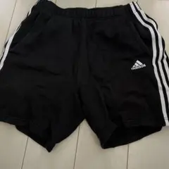 adidas 黒 ショートパンツ L
