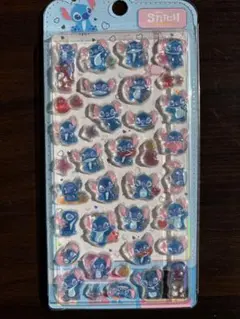【正規品】スティッチ　ボンボンドロップシール　ディズニー