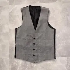 SUIT SELECT スーツセレクト ベスト チェック リバーシブル Y6