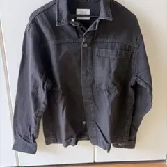 ZARA 黒デニムジャケット 13-14歳