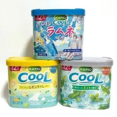 バスクリン COOL ラムネ レモンライム ミント 薬用入浴剤 3個セット