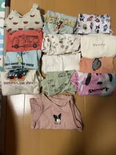 子供夏服34点　プティマインなど90-95cm