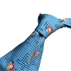 【美品】エルメネジルドゼニア最高級シルクネクタイ