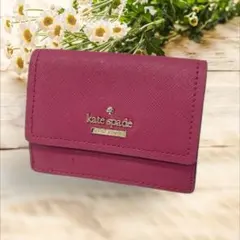 306 kate spade ピンク 三つ折り財布