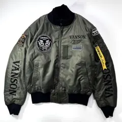 甘党男子さま専用 美品 VANSON バンソン MA-1 ジャケット ブルゾン 甘党男子さま専用 美品 VANSON バンソン MA-1 ジャケット ブルゾン