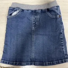 MIKI HOUSE デニムスカート Mサイズ　120-130センチのサムネイル
