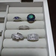 トラベルジュエリーリング5本セット