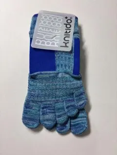 【匿名配送】knitido+ ラン・エアークッション アンクル ロイヤルブルー