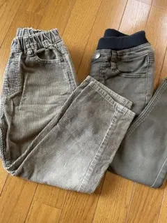 FOU コーデュロイパンツ　MC EDONA 裏起毛パンツ　2本セット