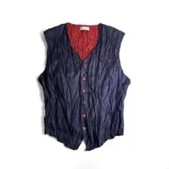希少 ISSEY MIYAKE 初期アーカイブ リバーシブルプリーツベスト - メルカリ