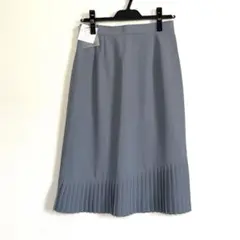 【タグ有り新品未使用品】スカート 裾プリーツ 日本製