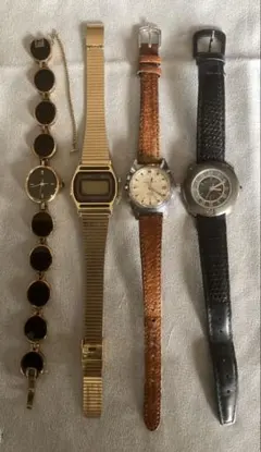 完全ジャンク品 レディース腕時計 4点セット