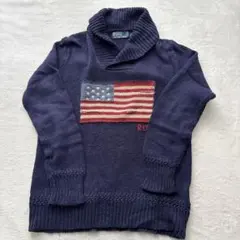 Polo by Ralph Lauren ネイビー セーター M