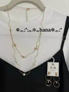 ❁ A.Q. ANTIQLOTHES ネックレス＆ピアスセット❁のサムネイル