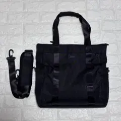 【新品】 TAKEO KIKUCHI 2WAY シャドーライン トートバッグ 黒のサムネイル