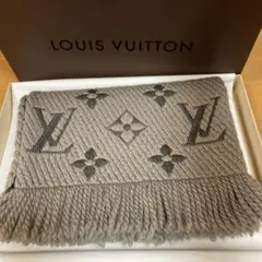 LOUIS VUITTON ルイヴィトン　ロゴマニア　マフラー　美品　正規品