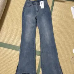 Dazy フレアパンツ デニムブルー