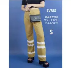 EVRIS 新品タグ付きブリーチカラーデニムパンツ　Sサイズのサムネイル
