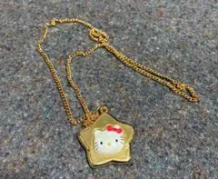 キティ　メッキ　星型ネックレス　年代物