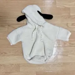 スヌーピー　なりきり　ボアロンパース　80㎝