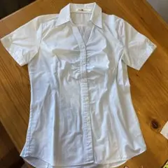 半袖シャツ ストライプ 綿