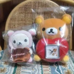 ❤希少品リラックマだららんハートぬいぐるみ時計&コリラックマぬいぐるみセット