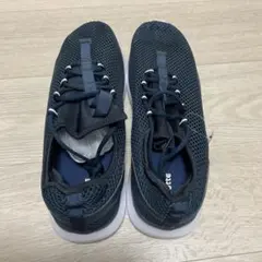 ダークブルーメッシュスニーカー　ビックサイズ