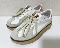 【最終値下げ】オニツカタイガー　デレシティ　厚底　スニーカー　24cm オレンジ