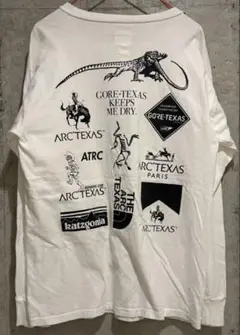 Bootlab ARC'TEXAS アークテキサス Tシャツ 白　Lサイズ bootlab ARC'TEXAS TEE | VDS BIRDS EYE
