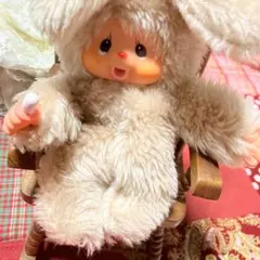 昭和レトロぬいぐるみ　人形　うさぎ　モンチッチ　チムたん当時物クタクタぬいぐるみ