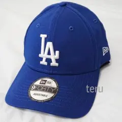 ニューエラ 正規品 LA ドジャース 青 ブルー 白 キャップ 帽子 大谷