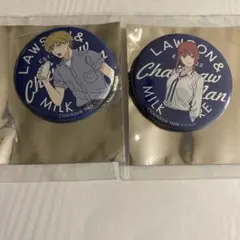 チェンソーマン缶バッジ　ローソン　パワー　アキマキマデンジ　２個まとめ売り