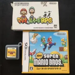 【美品】マリオ＆ルイージRPG・ニュースーパーマリオブラザーズ・マリオパーティ
