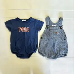 値下げ★POLObaby カバーオール オーバーオールセット 80サイズ