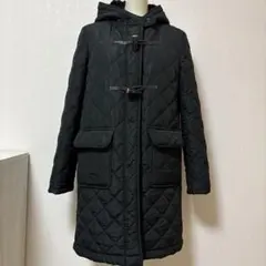 美品anySiS エニィスィス　洗える　キルティング　ダッフルコート　ブラック