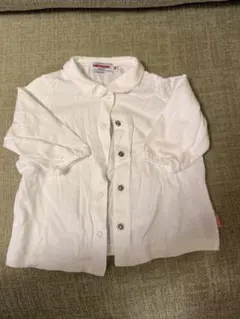 ミキハウス 長袖シャツ ホワイト