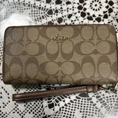 COACH ブラウン長財布
